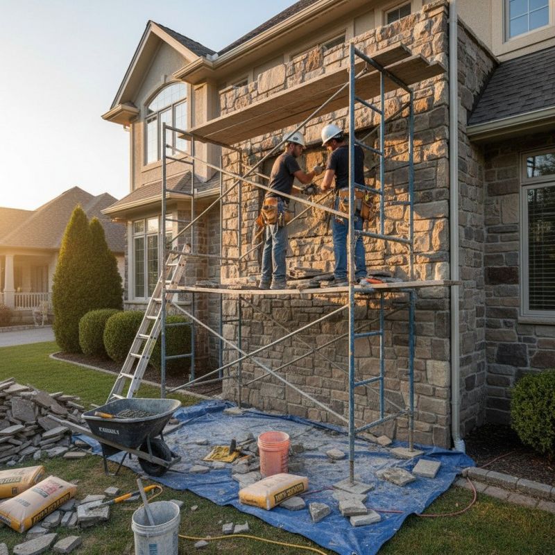 Stone Siding Repair